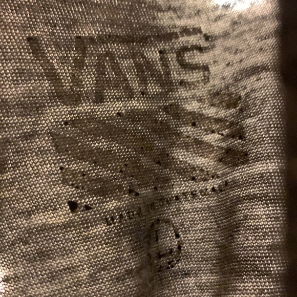 Floral & Blue Logo- Vans- Grey Tank Top - Picture 6 of 6